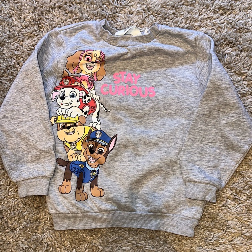 Paw Patrol H&M crew neck sweatshirt 5/6
